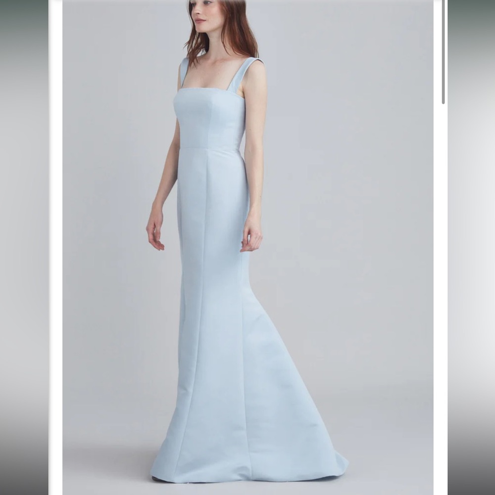 Amsale Ida Dress Champagne